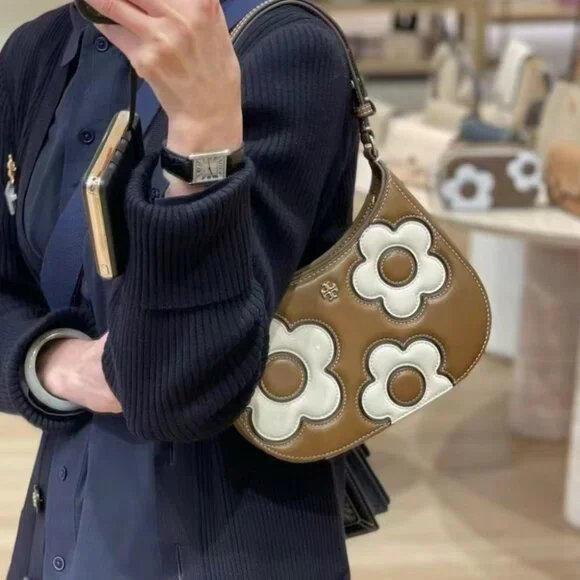 🌸NeW! Tory Burch Emerson Appliqué Shoulder Bag - Picture 12 of 13